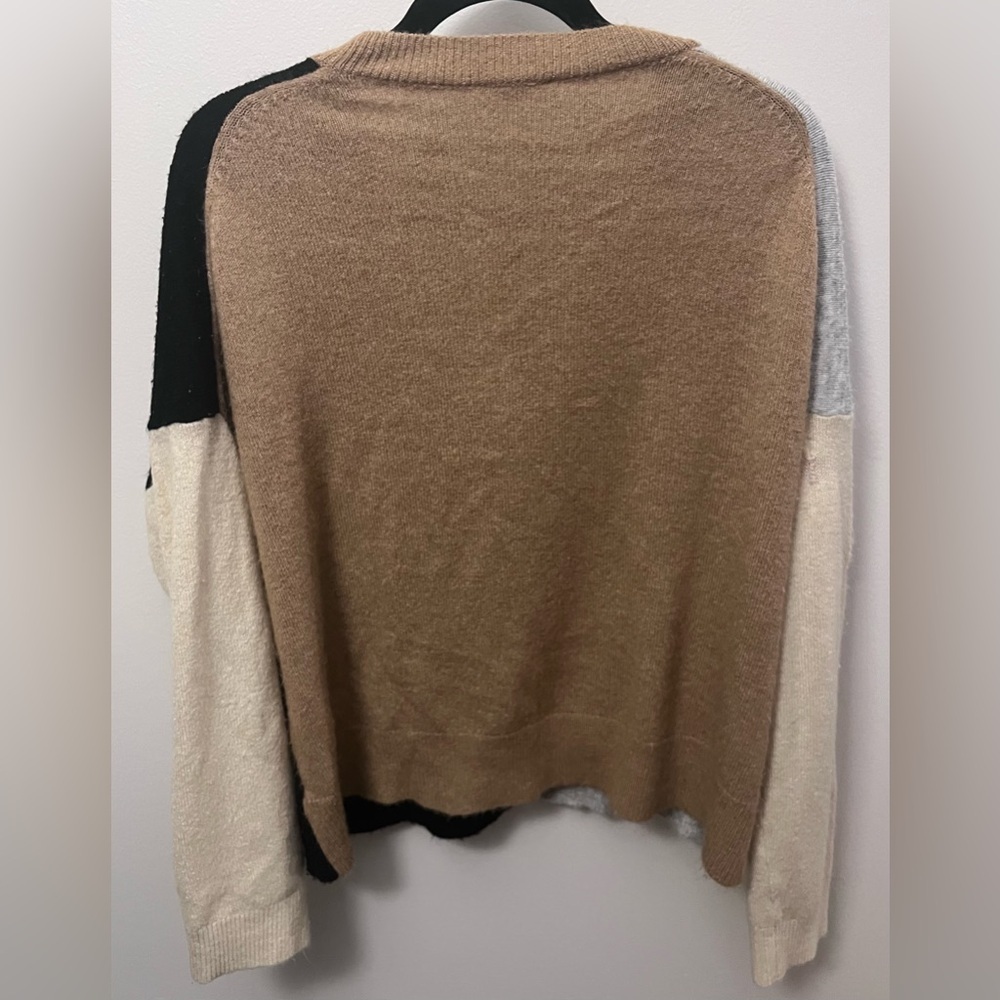 Hem & Thread Tan Knit Sweater - Picture 2 of 5